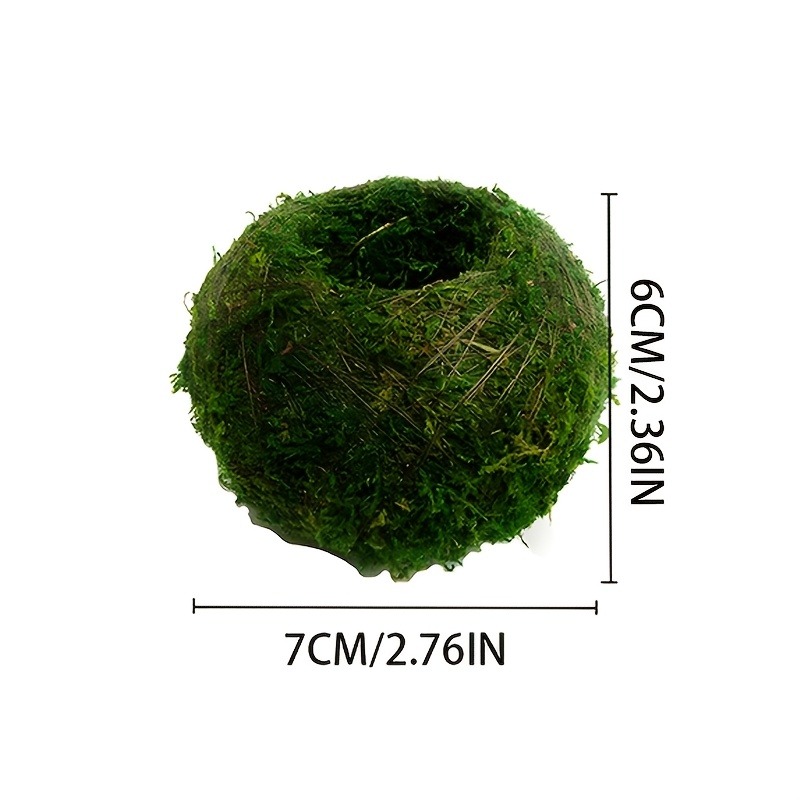 Artificial Moss Ball Planter,  - Sphagnum Moss Dry recension och pris