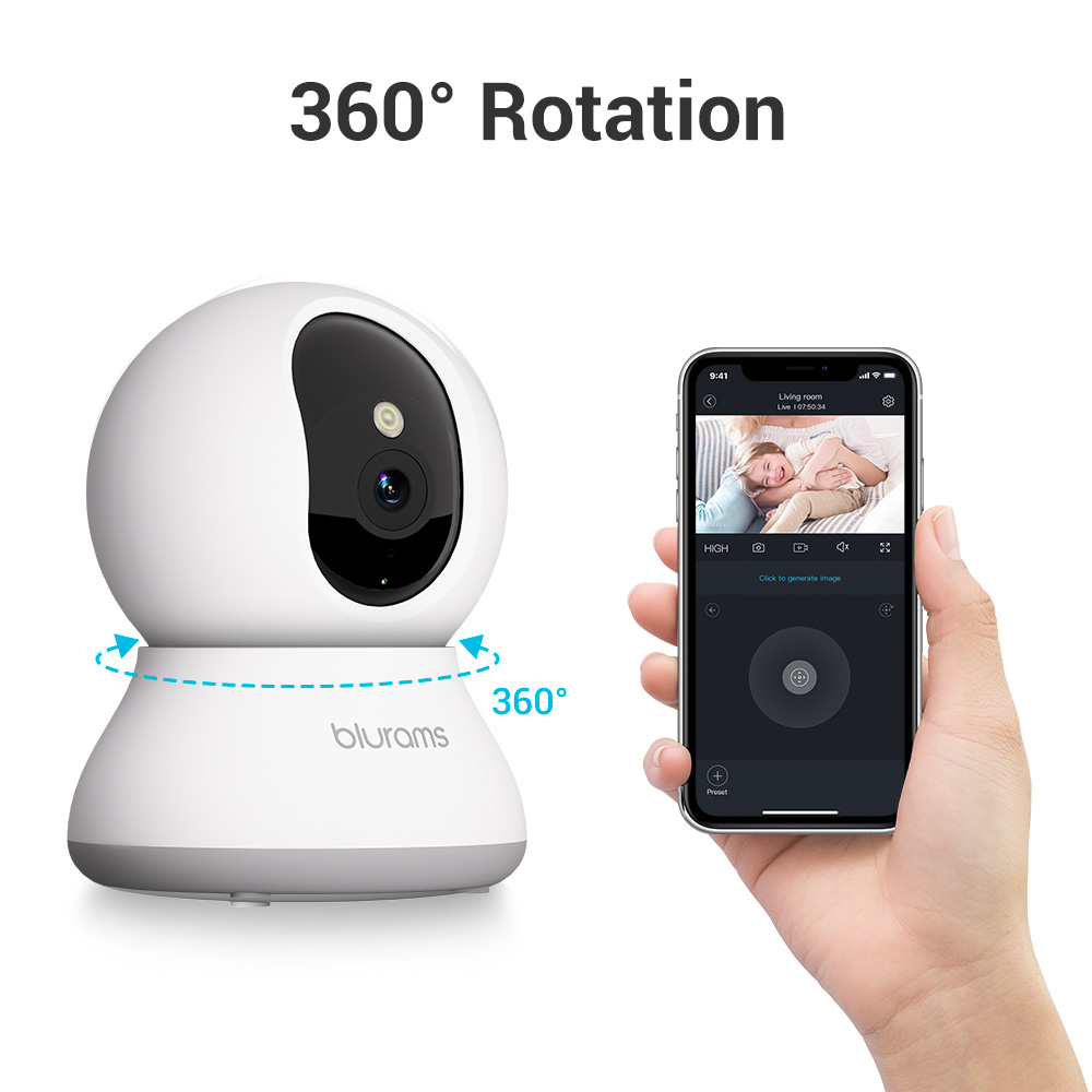 blurams Pet Camera 2K, 360° In - Eufy Camera E220 recension och pris