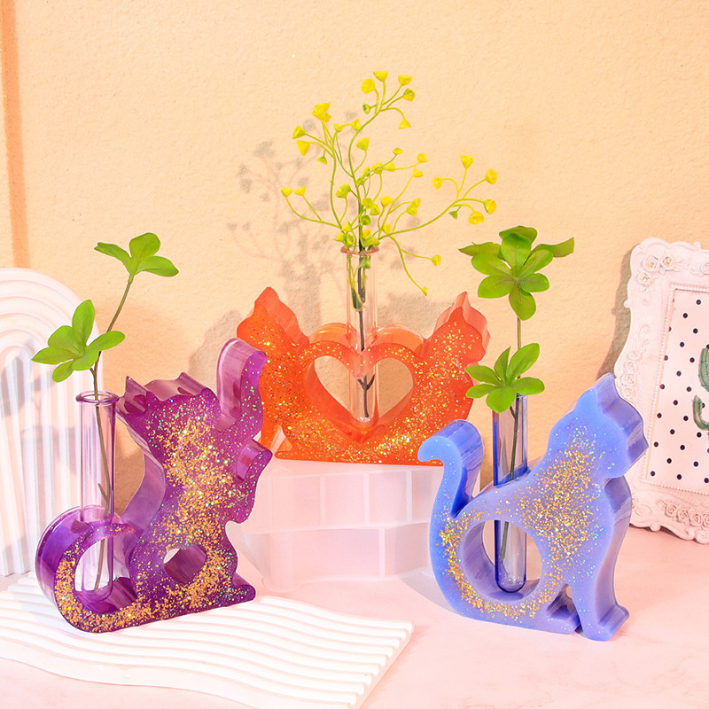 Cat Shaped Resin Molds Vase Si - Propagation Station Vase recension och pris